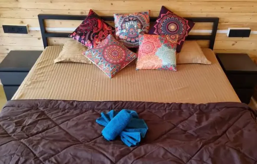 A cozy cabin in the woods